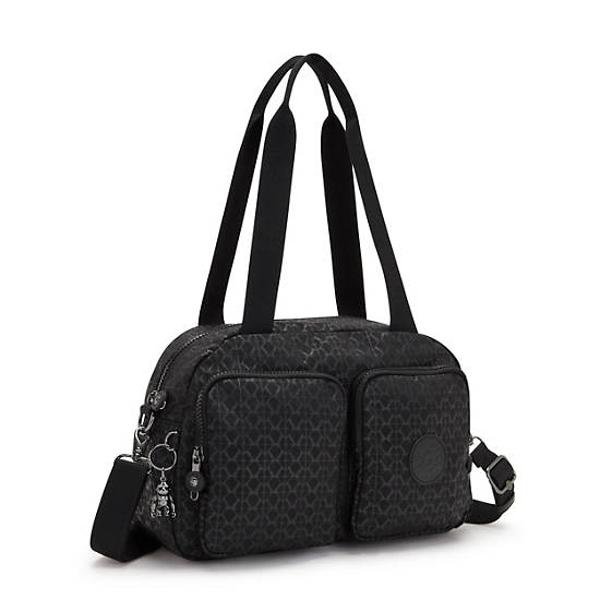 Kipling Cool Defea Printed Skulderveske Svarte | NO 1817QM